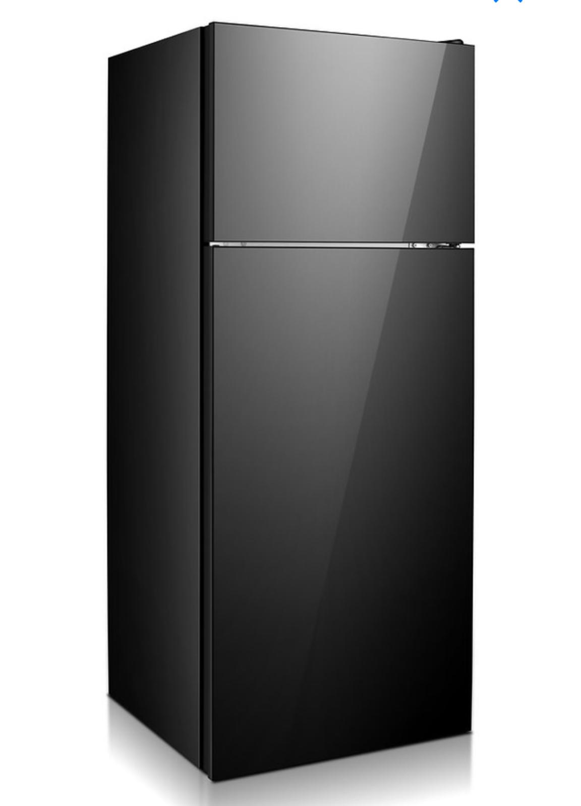 Frigorifero STAYLUX Doppia porta Classe Energetica E colore Vetro/Nero cod: BCD-240GN