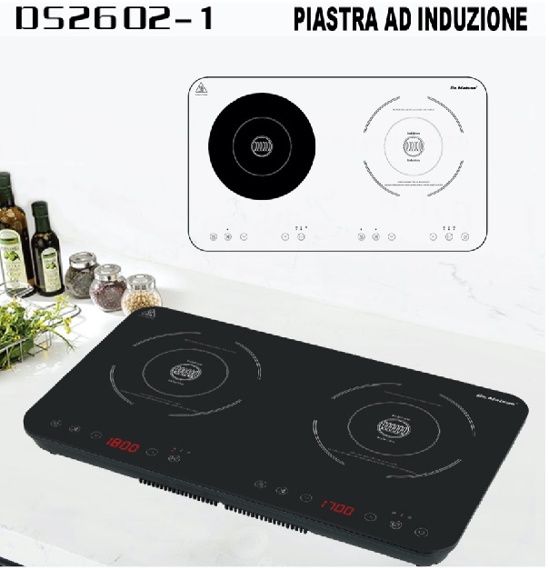 Piastra elettrica doppia ad Induzione DE MAISON 3500W cod: DS2602-1