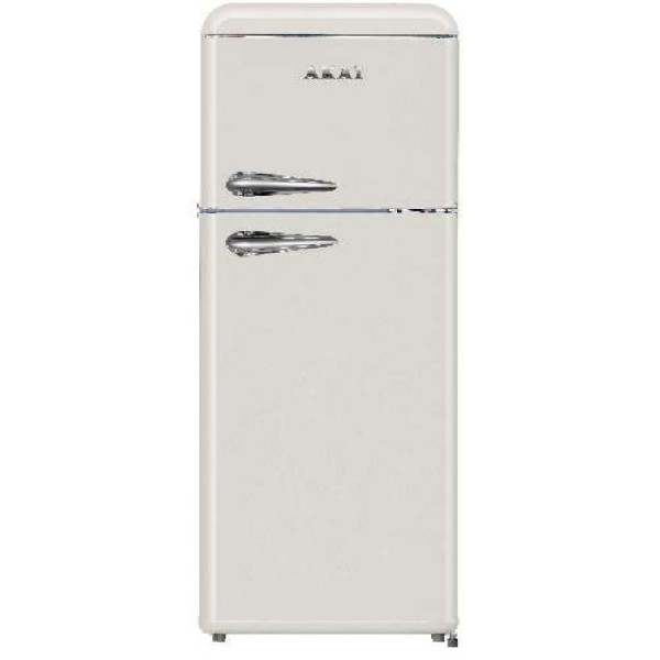 Frigorifero AKAI Doppia Porta Classe E Colore Crema CLASS241KCR