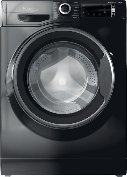 Lavatrice HOTPOINT Standard 11 Kg Classe A Centrifuga 1400 giri Inverter colore Nero cod: NBT 116 BLACK IT