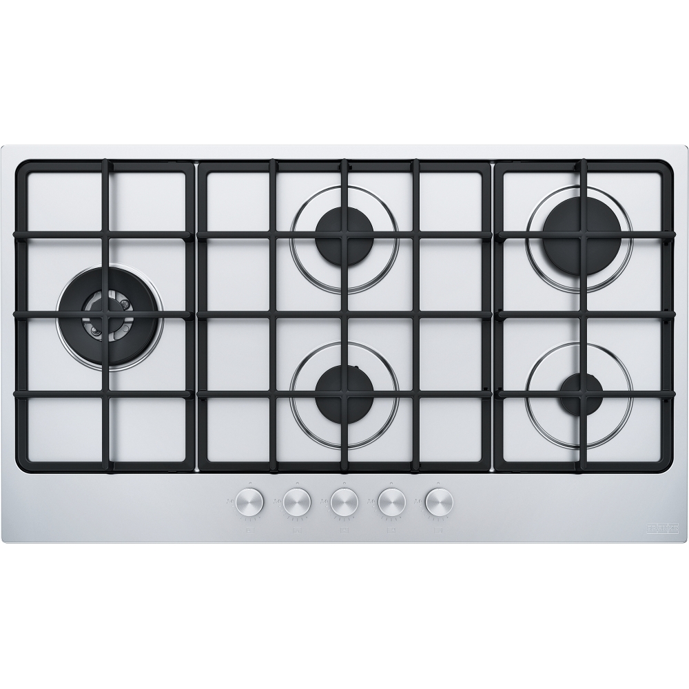 Piano Cottura FRANKE a Gas 5 Fuochi 90 cm Colore Inox Satinato FHSM9054GDCLXSC