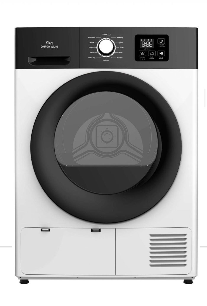 Asciugatrice AKAI 9 KG Classe E a pompa di calore ASC9016EWK-W