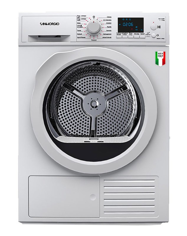 Asciugatrice SANGIORGIO Standard 9 Kg Classe A++ a pompa di calore cod: SDR9P