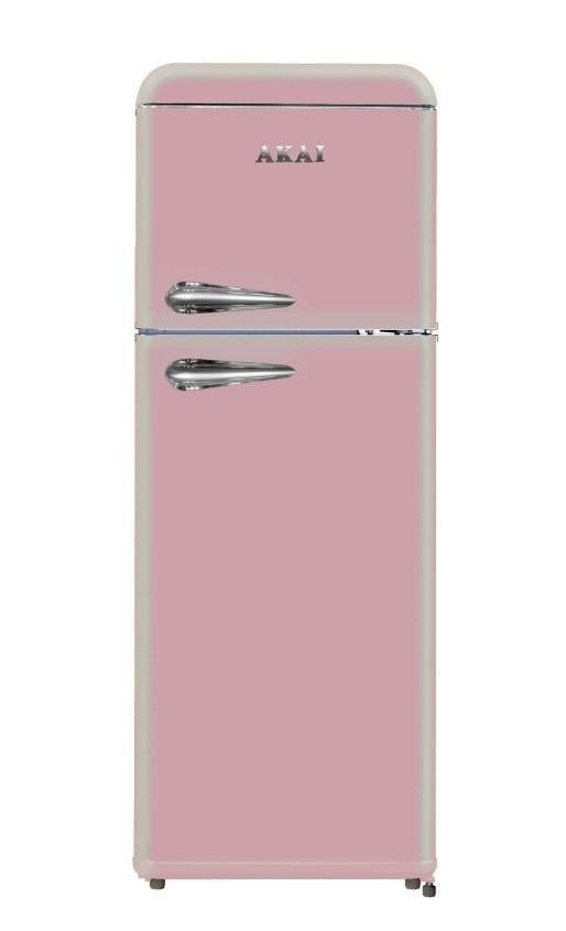 Frigorifero AKAI Doppia Porta Classe E Colore Rosa CLASS241KPK