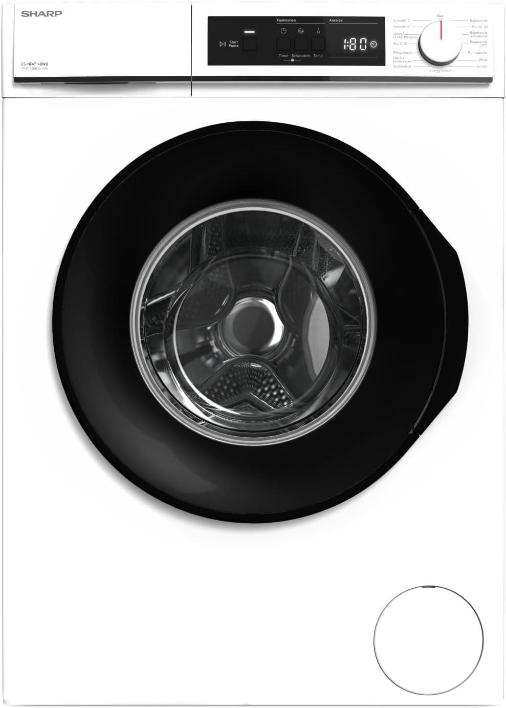 Lavatrice SHARP Standard 7 Kg Classe A Centrifuga 1400 giri cod: NFA714BW1NA