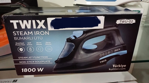 Ferro da stiro TWIX a vapore potenza 1800 W Cod: TWU-02