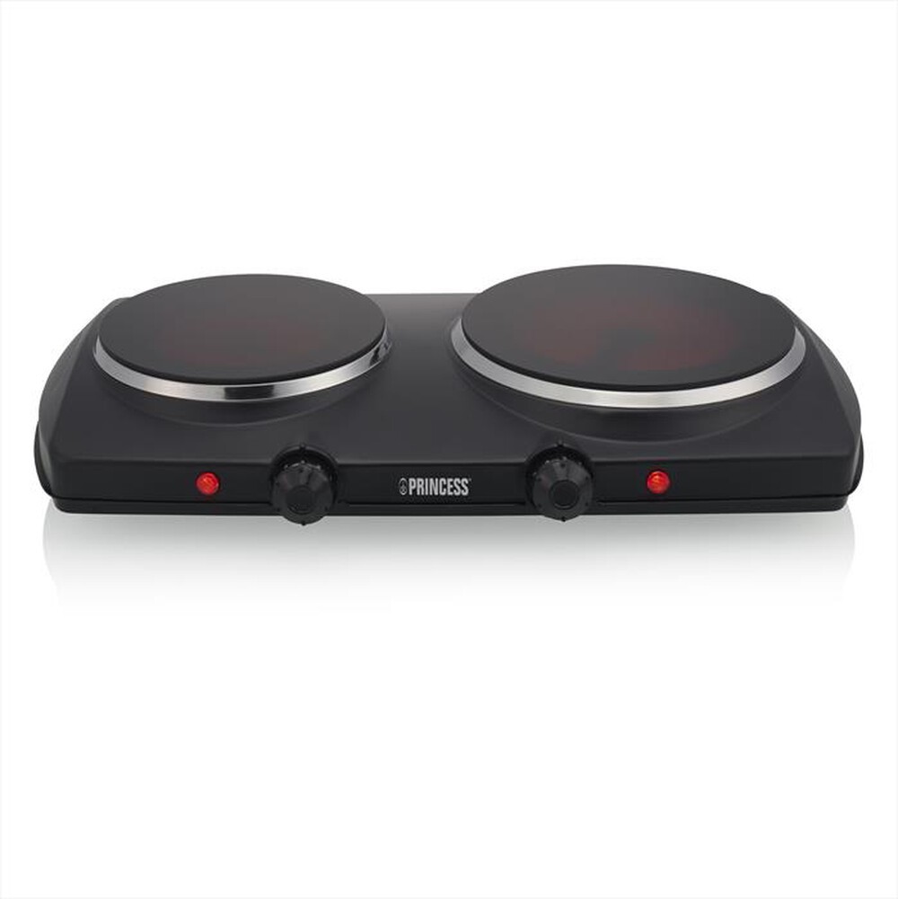 Piastra elettrica PRINCESS Double Ceramic Hot 2000 W Nera cod: 303021