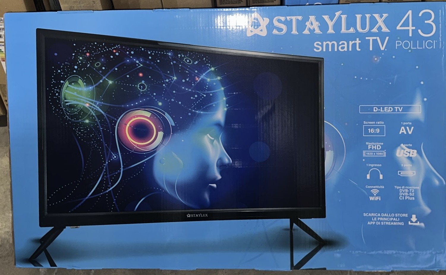 Smart Led Tv STAYLUX 43" FHD mod: 5925532