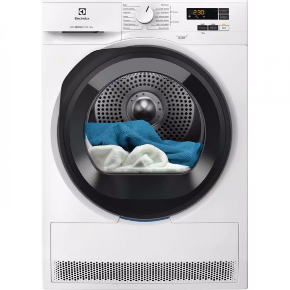 Asciugatrice ELECTROLUX Gentlecare 600 9 Kg C a pompa di calore EW6HA19G