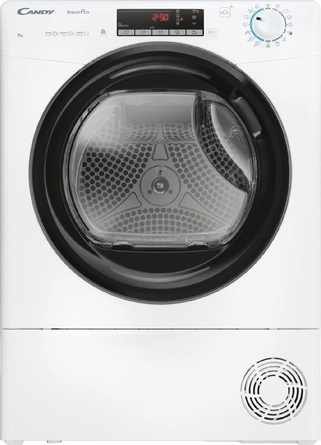 Asciugatrice CANDY Smart Pro 7 Kg Slim Classe E Pompa di calore CRO4 H7A2TBE-S