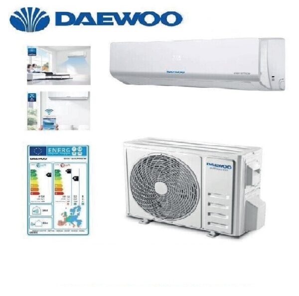 Climatizzatore DAEWOO Fisso 12000 BTU Classe A++ / A+ Inverter WIFI DAC-12CHSDW