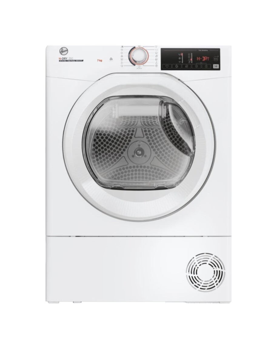 Asciugatrice HOOVER 7 Kg Slim Classe E Pompa di calore HR4 H7A2TE-S