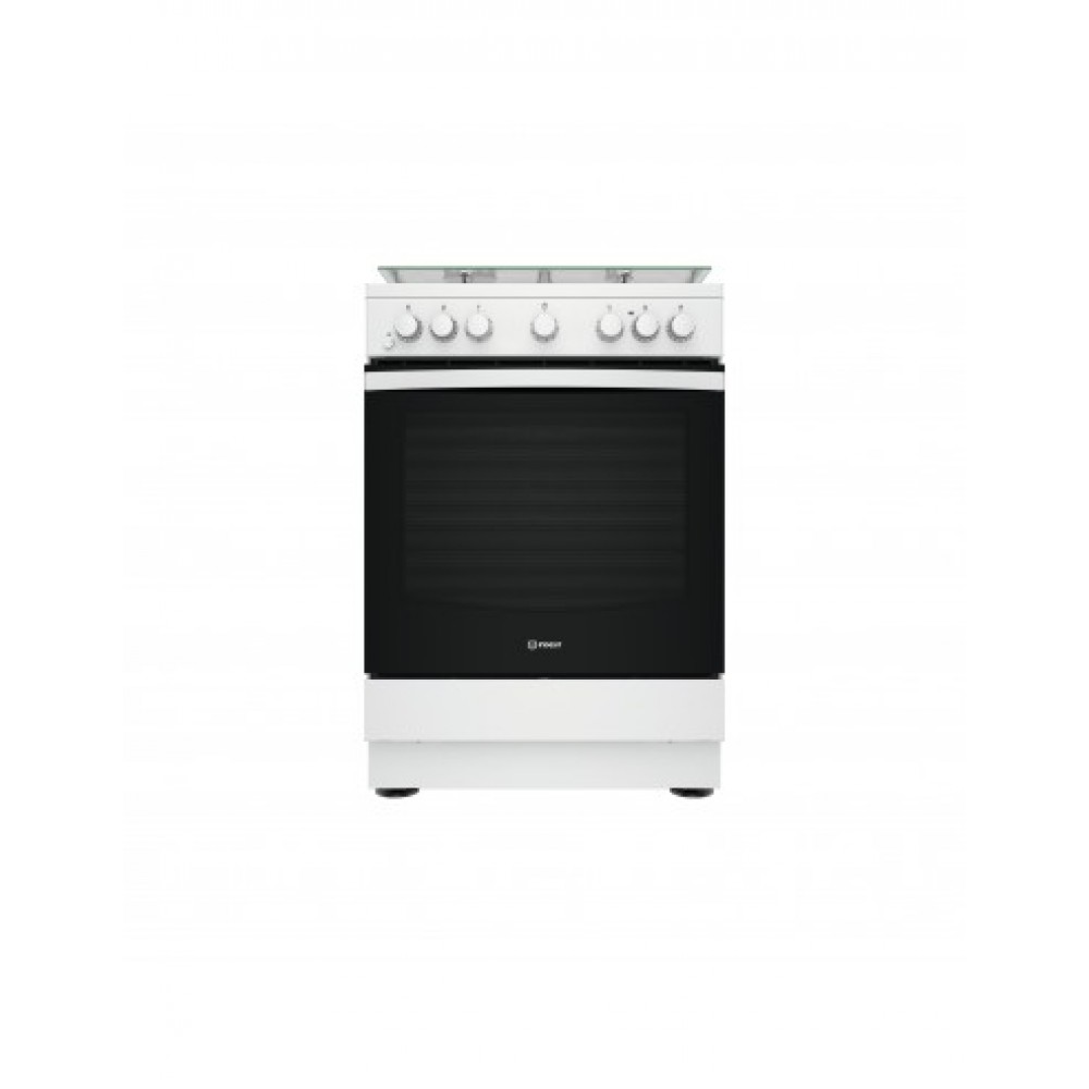Cucina INDESIT 4 Fuochi Forno Elettrico ventilato grill 60x60 Bianca IS67G4PHW/E