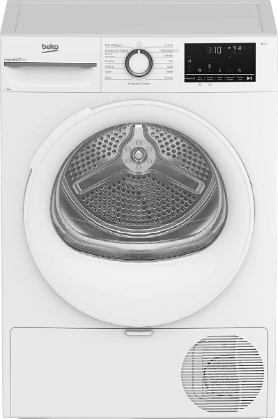Asciugatrice BEKO 8 Kg Classe C Pompa di calore Inverter cod: BMT481WI