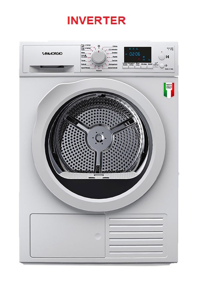 Asciugatrice SANGIORGIO Standard 8 Kg Pompa di calore Inverter SDR8I