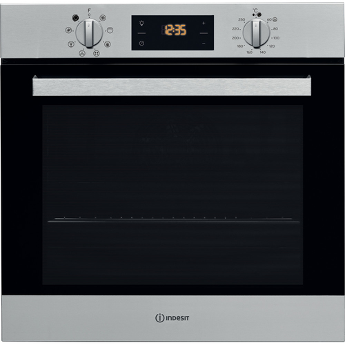 Forno Elettrico INDESIT da Incasso 66 Lt Mult.Ventilato Inox IFW 6340 IX UK