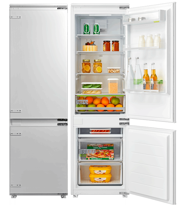 Frigorifero INCASSO MASTER KITCHEN Statico/Vent 271 Litri Bianco MKRF 320I ST E