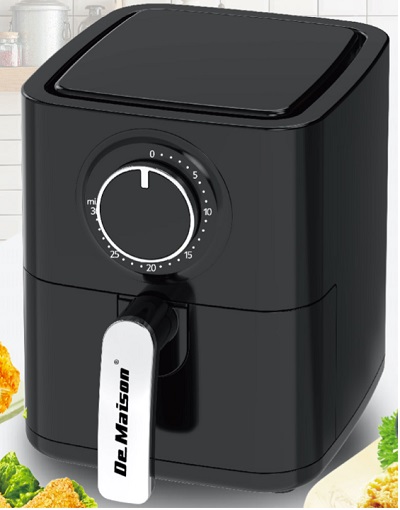 Friggitrice DE MAISON Capacità 2,5 Litri 1000 Watt Colore Nero cod: DS0303-1